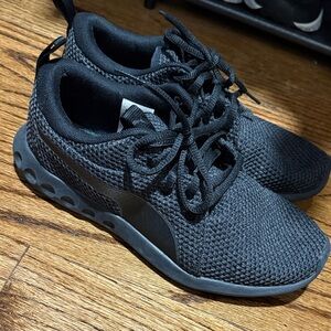Puma Black Mesh Sneakers